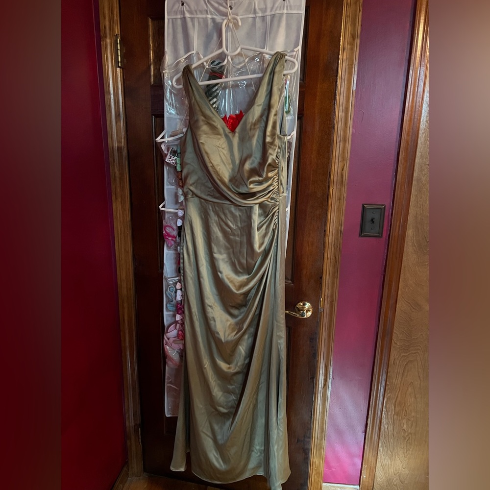 Revelry silver sage size 12 dress